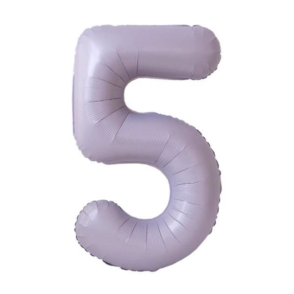 Numbers Pastel Purple 40"