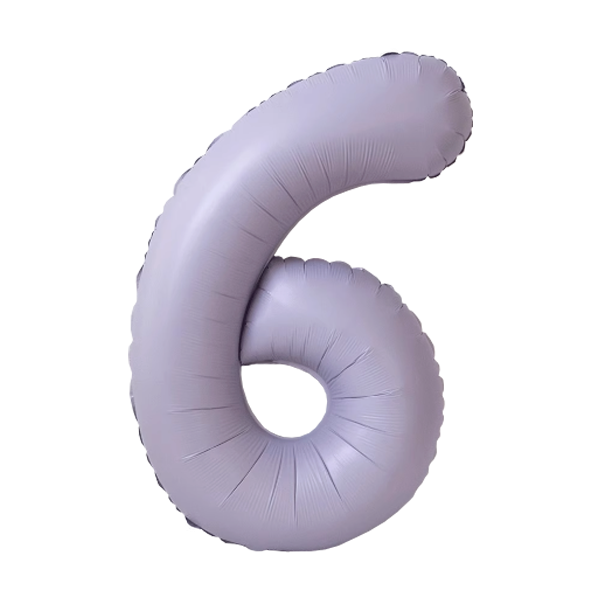 Numbers Pastel Purple 40"