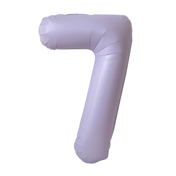 Numbers Pastel Purple 40"