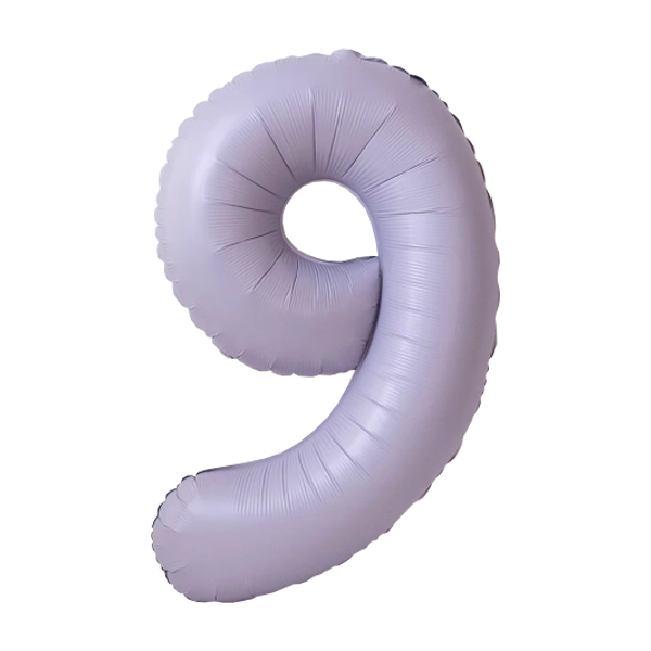 Numbers Pastel Purple 40"