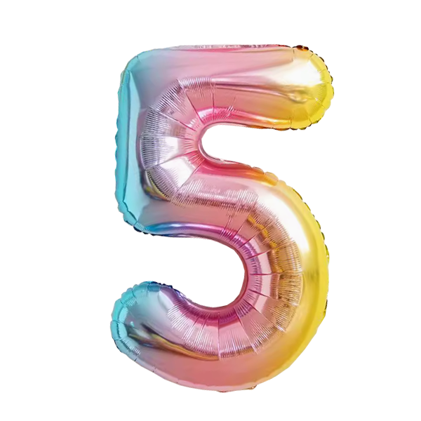 Numbers Rainbow 40"