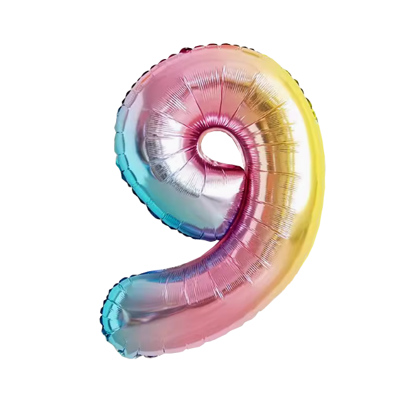 Numbers Rainbow 40"