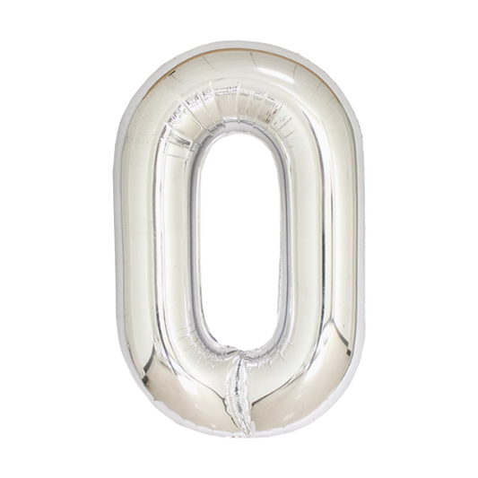 Numbers Silver 40"