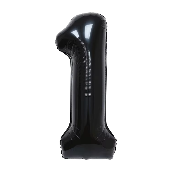 Numbers Black 40"