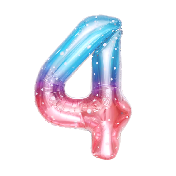 Numbers Jelly Gradient Sky 40"