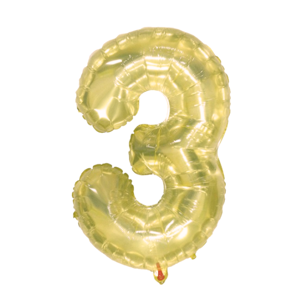 Numbers Jelly Yellow 40"