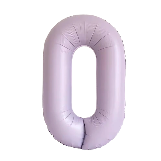 Numbers Pastel Purple 40"